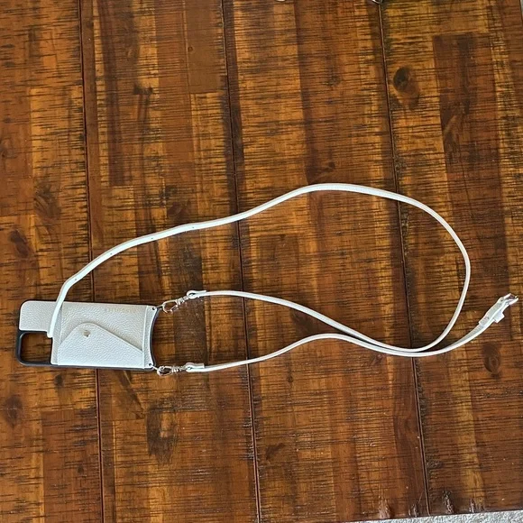 Bandolier Light Gray Leather Phone Case - Picture 5 of 6